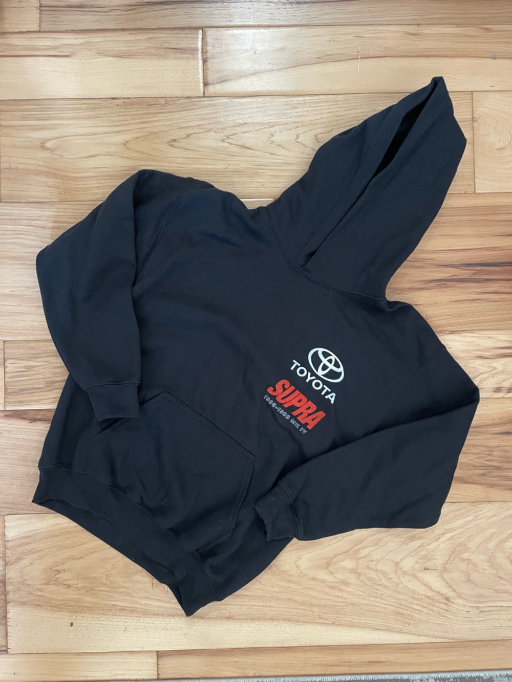 NWOT • Toyota Supra Kids Black Sweatshirt with Logo